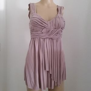 Women's Blush Mauve Babydoll Top